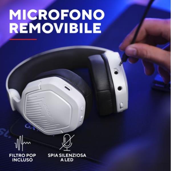 Gxt493W Carus Wireless Headset Whit - immagine 8