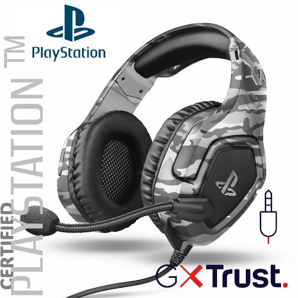 Gxt 488 Forze-G Ps4 Headset Grigio