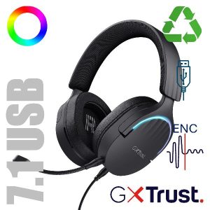 Gxt490 Fayzo 7.1 USB Headset Blk