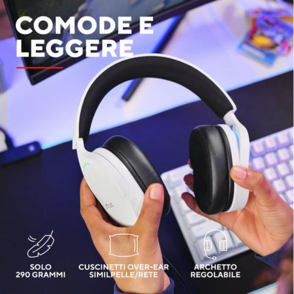 Gxt490W Fayzo 7.1 USB Headset Wht - immagine 3