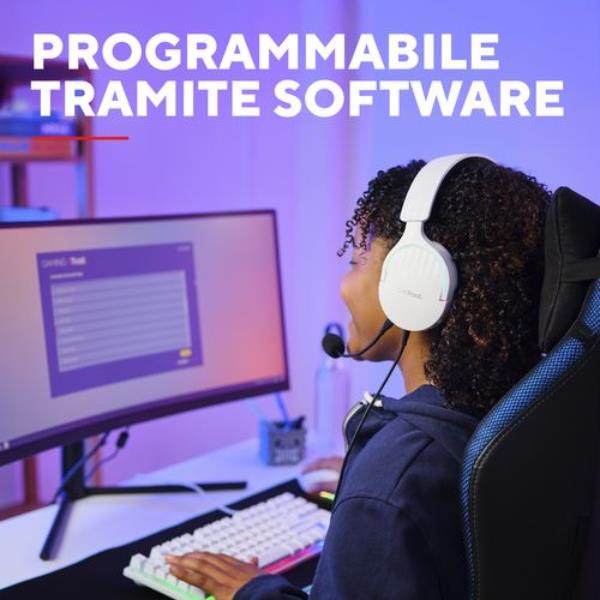 Gxt490W Fayzo 7.1 USB Headset Wht - immagine 6