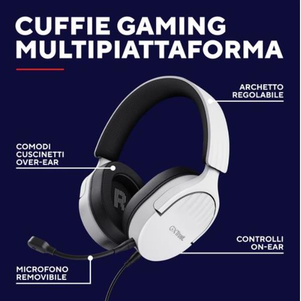 Gxt489W Fayzo Headset Wht - immagine 2