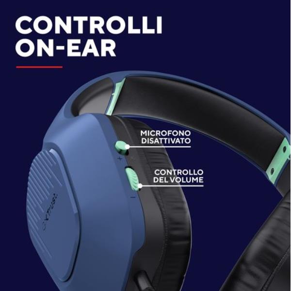 Gxt415B Zirox Headset Blu - immagine 6