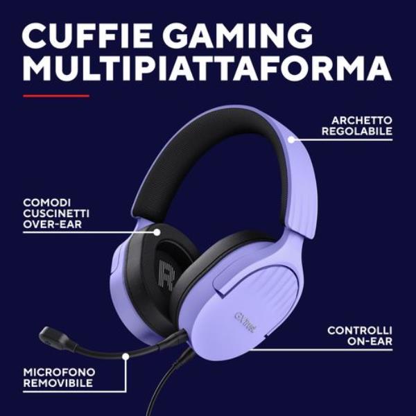 Gxt489P Fayzo Headset Purple - immagine 3