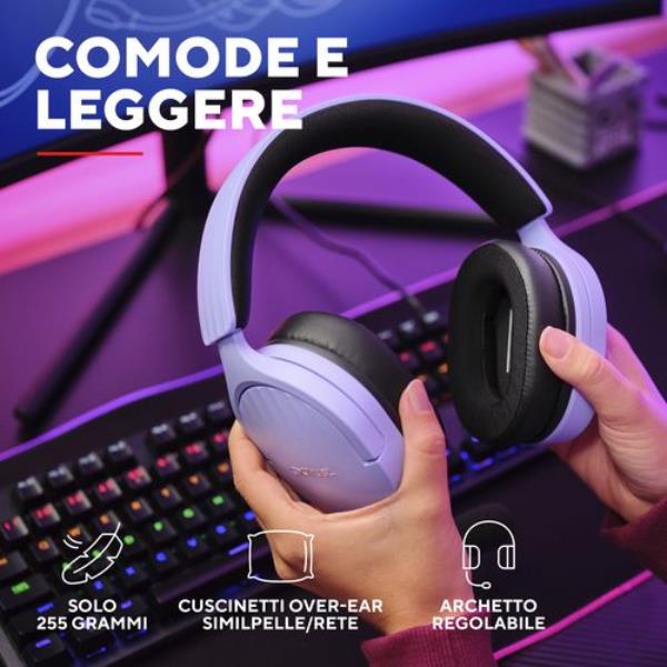 Gxt489P Fayzo Headset Purple - immagine 2