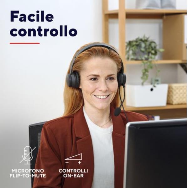 Hs-201 On-Ear USB Headset - immagine 3