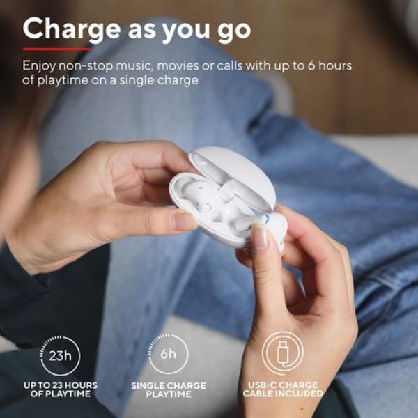 Yavi Bluetooth Enc Earbuds Bianco - immagine 7