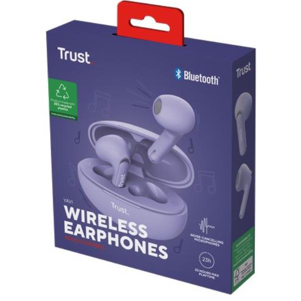 Yavi Bluetooth Enc Earphones Purple - immagine 4