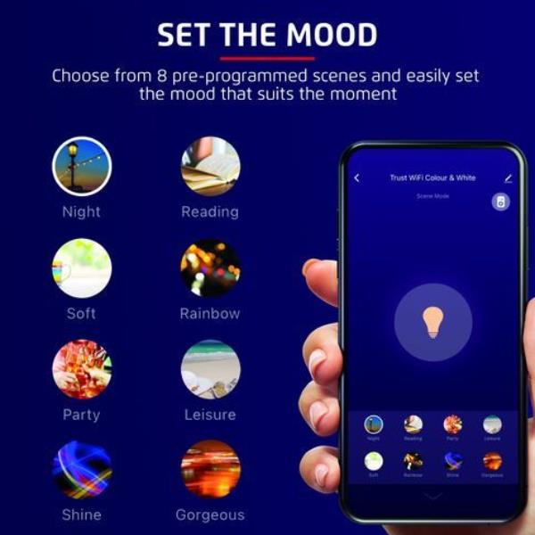 E27 LED Rgbcw Wi-Fi - immagine 5