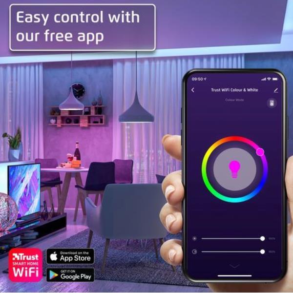 E27 LED Rgbcw Wi-Fi - immagine 2