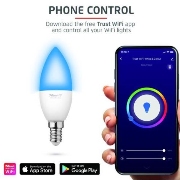 E14 LED Rgbcw Candle Wi-Fi - immagine 2