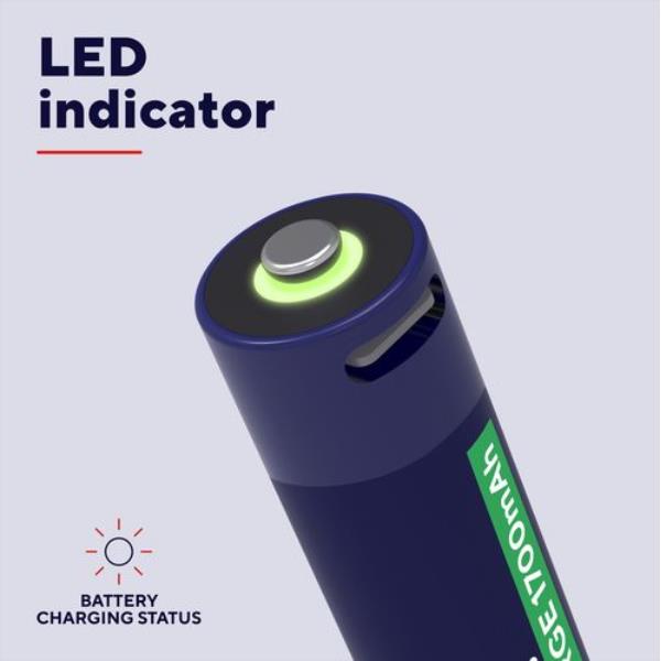 USB-C Rechargeable Batteries 2P - A - immagine 5