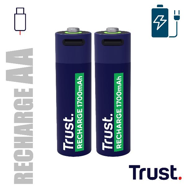 USB-C Rechargeable Batteries 2P - A