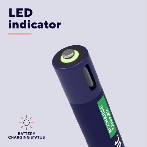 USB-C Rechargeable Batteries 4P - A - immagine 6