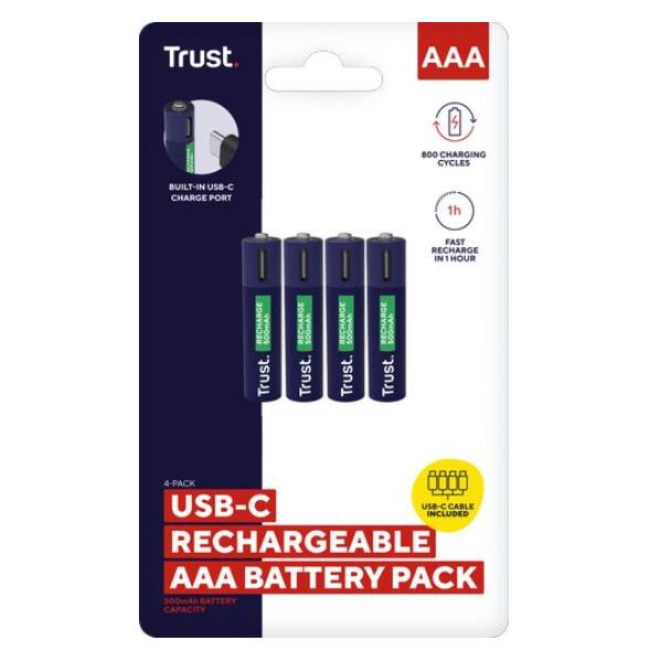 USB-C Rechargeable Batteries 4P - A - immagine 5