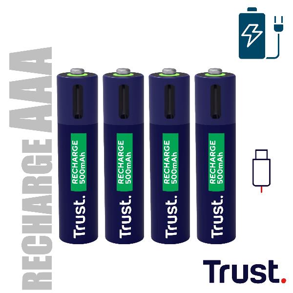USB-C Rechargeable Batteries 4P - A