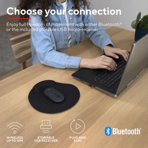 Puck Wireless Mouse Nero - immagine 6