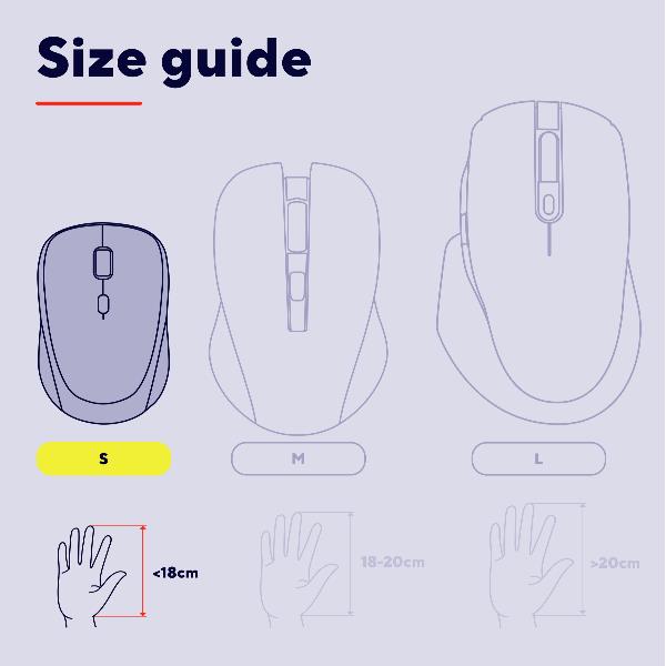 Yvi+ Wireless Mouse Eco Rosso - immagine 6