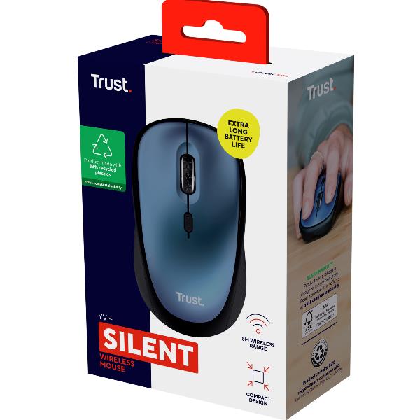 Yvi+ Wireless Mouse Eco Blu - immagine 8