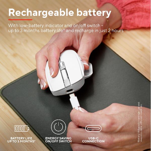 Ozaa+ Multi-Device Wireless Mouse W - immagine 7