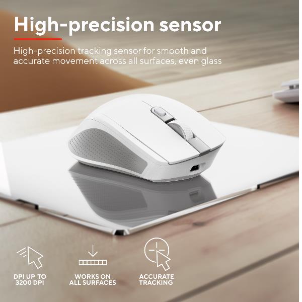 Ozaa+ Multi-Device Wireless Mouse W - immagine 4