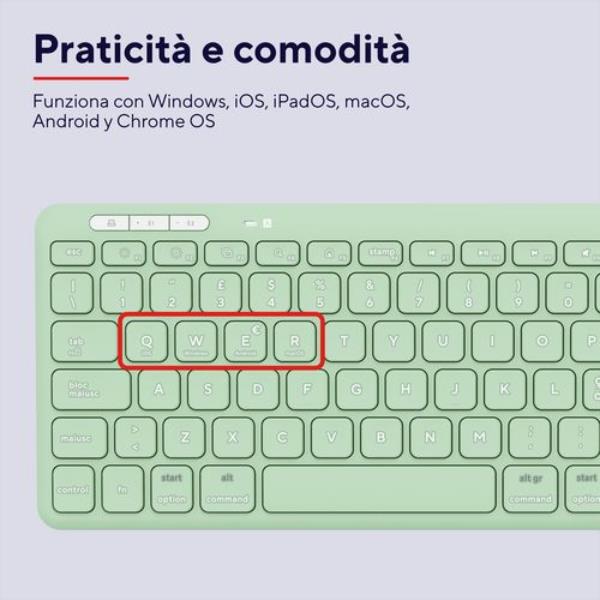 Lyra Compact Wireless Keyboard It - immagine 7