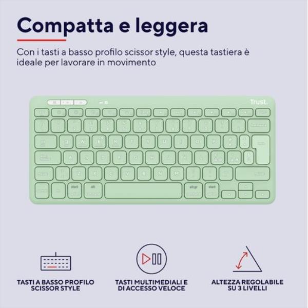 Lyra Compact Wireless Keyboard It - immagine 5