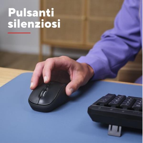 Yvi+ Multi-Device Wireless Mouse Bl - immagine 5