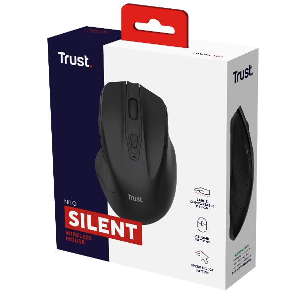 Nito Silent Wireless Mouse - Blk - immagine 2