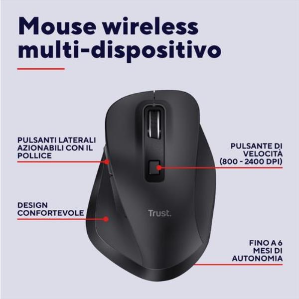 Fyda Multidevice Wireless Mouse - immagine 6