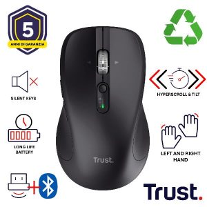 Ferro Hyperwheel Wrls Mouse Nero
