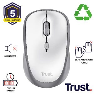 Yvi+ Wireless Mouse Bianco