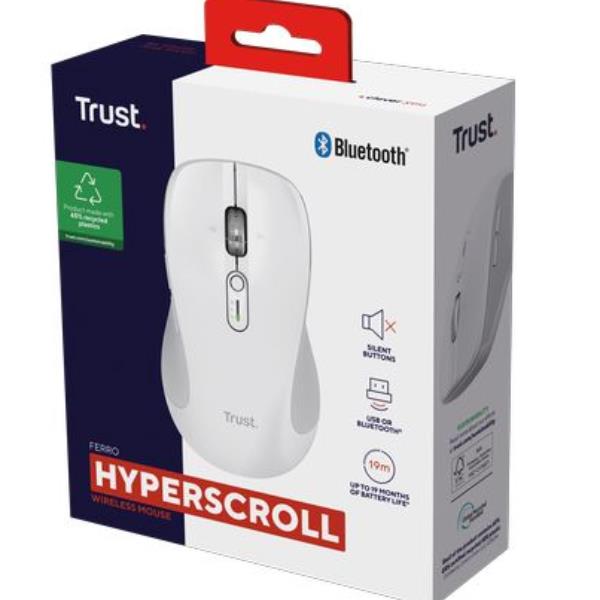 Ferro Hyperwheel Wrls Mouse Bianco - immagine 4
