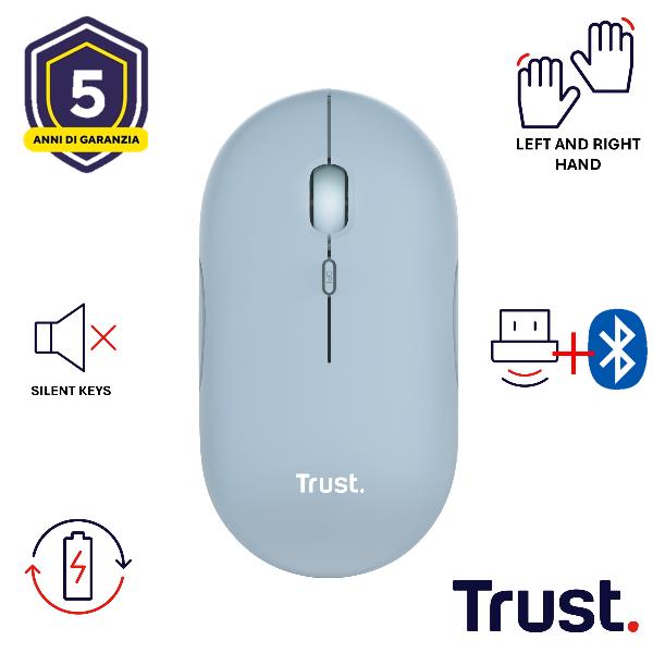 Puck Wireless Mouse Blu - immagine 2