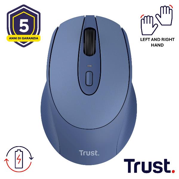 Zaya Wrl Rchrgable Mouse Blu - immagine 8