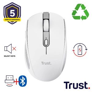 Ozaa Compact Wireless Mouse Wht