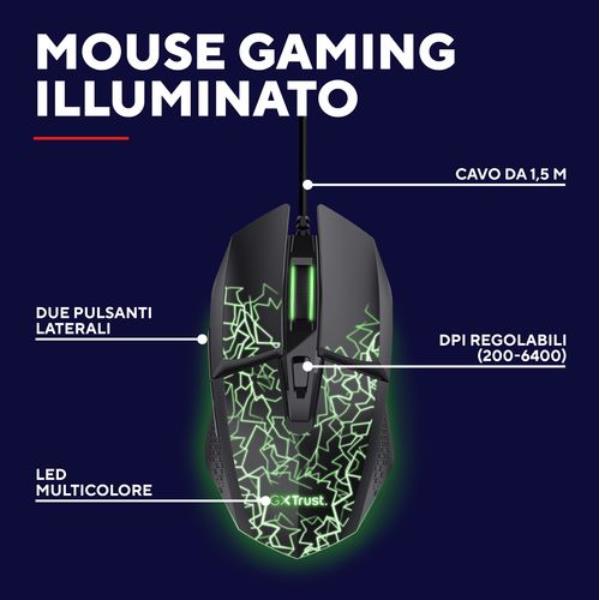 Gxt113 Felox LED Gaming Mouse - immagine 2
