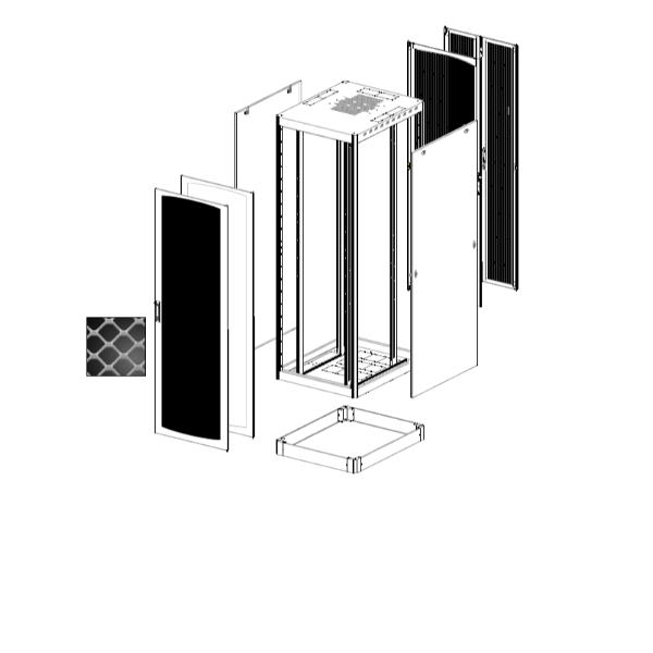 Rack 42U 800X1000X2057