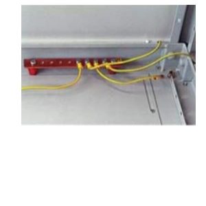 Barra X Messa A Terra 10 Fori M6