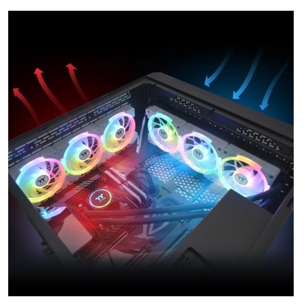 Swafan Ex14 Argb Sync Bianco Tt Prem - immagine 3