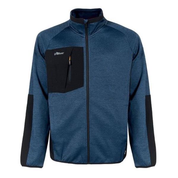 Felpa Full Zip Hull Deep Blu - S