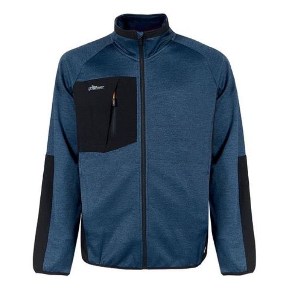 Felpa Full Zip Hull Deep Blu - Xl - immagine 2