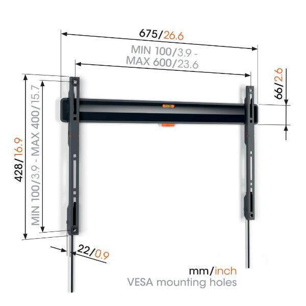 Tvm 3603 Fixed Large Wall Mount - immagine 4
