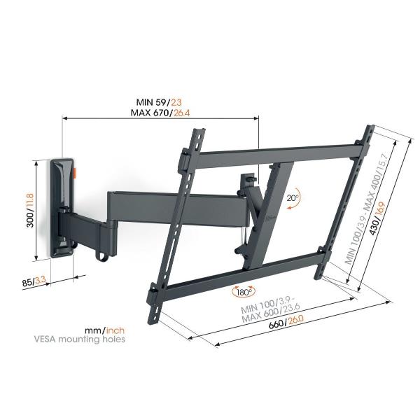 Tvm 3643 Full Motion+ Large - immagine 5