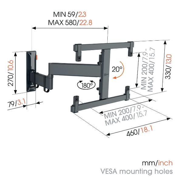 Tvm 3643 Full Motion+ OLED - immagine 6
