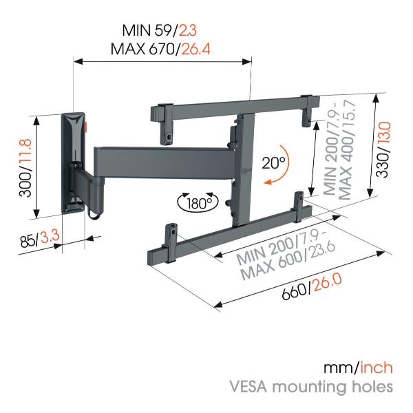 Tvm 3663 Full Motion+ OLED Large - immagine 4