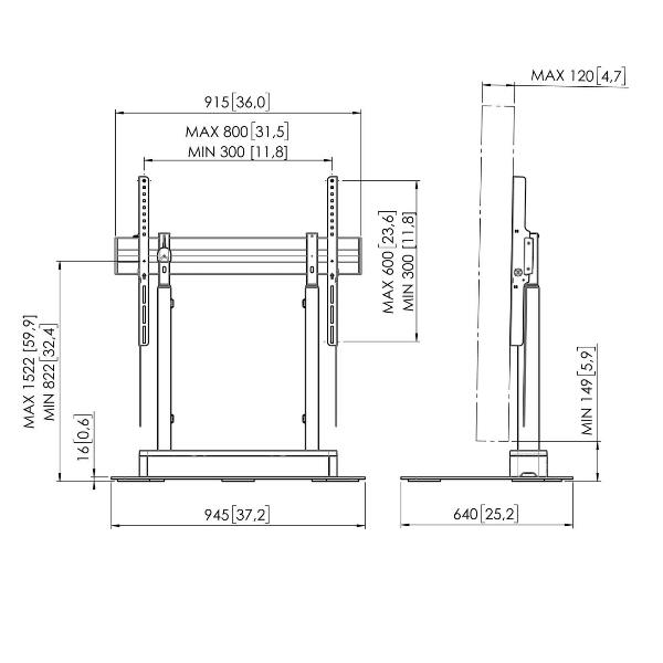 Rise 4105 Supporto Da Pavim Mot - immagine 4