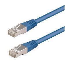 Patch F/Utp Cat.5E Pvc Blu 0.5M