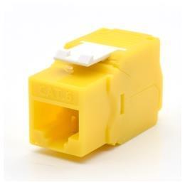 Presa Rj45U Cat.6 Giallo