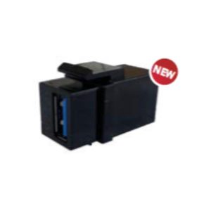 Accoppiatore USB Keystone Nero